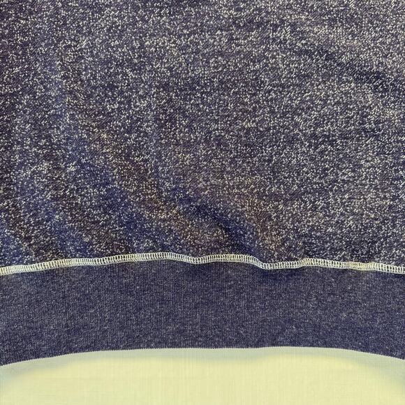 OTS Denver Broncos Cotton NFL Sweatshirt Adult Size L Felt Patch Logo Navy Blue - Picture 7 of 12